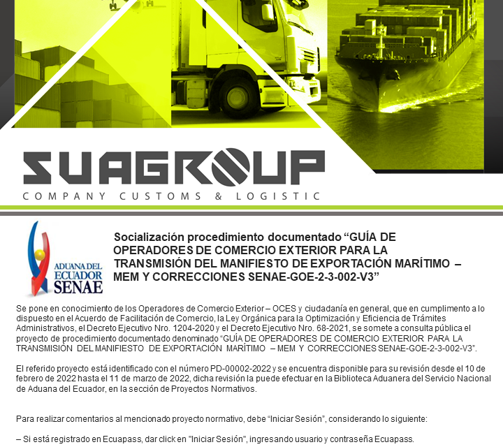 BOLETÍN INFORMATIVO SUAGROUP