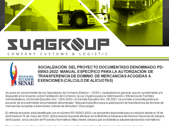 SOCIALIZACIÓN DEL PROYECTO DOCUMENTADO DENOMINADO PD-00003-2022