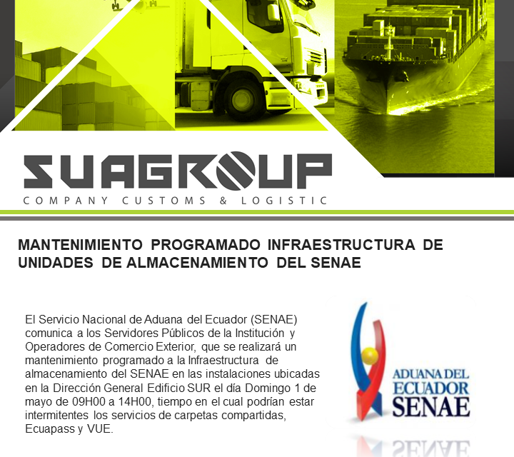 MANTENIMIENTO PROGRAMADO INFRAESTRUCTURA DE UNIDADES DE ALMACENAMIENTO DEL SENAE